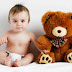 cute little baby with cute teddy -  Pair