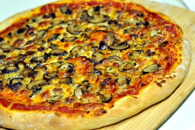 Pizza with Italian Sausage and Mushrooms | Taste As You Go