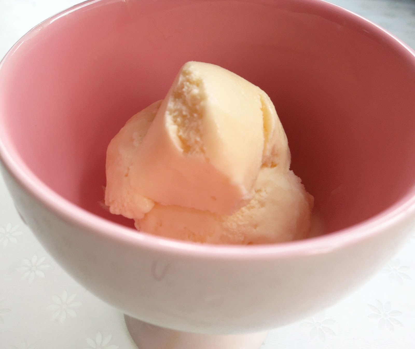 Yuzu ice cream