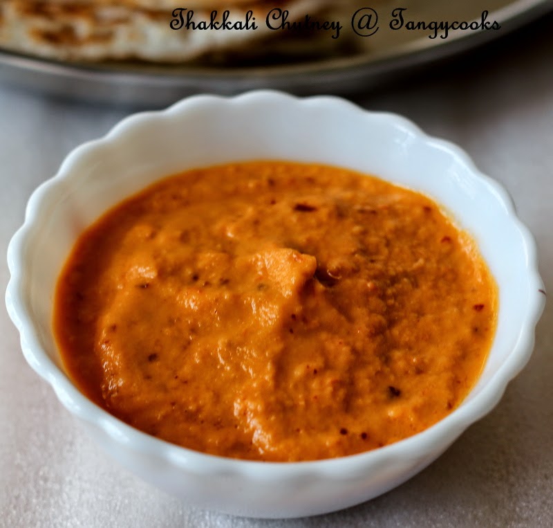 CONCOCTIONS OF A COOKAHOLIC !!! ThakkaliVengaya chutney/Tomato Onion