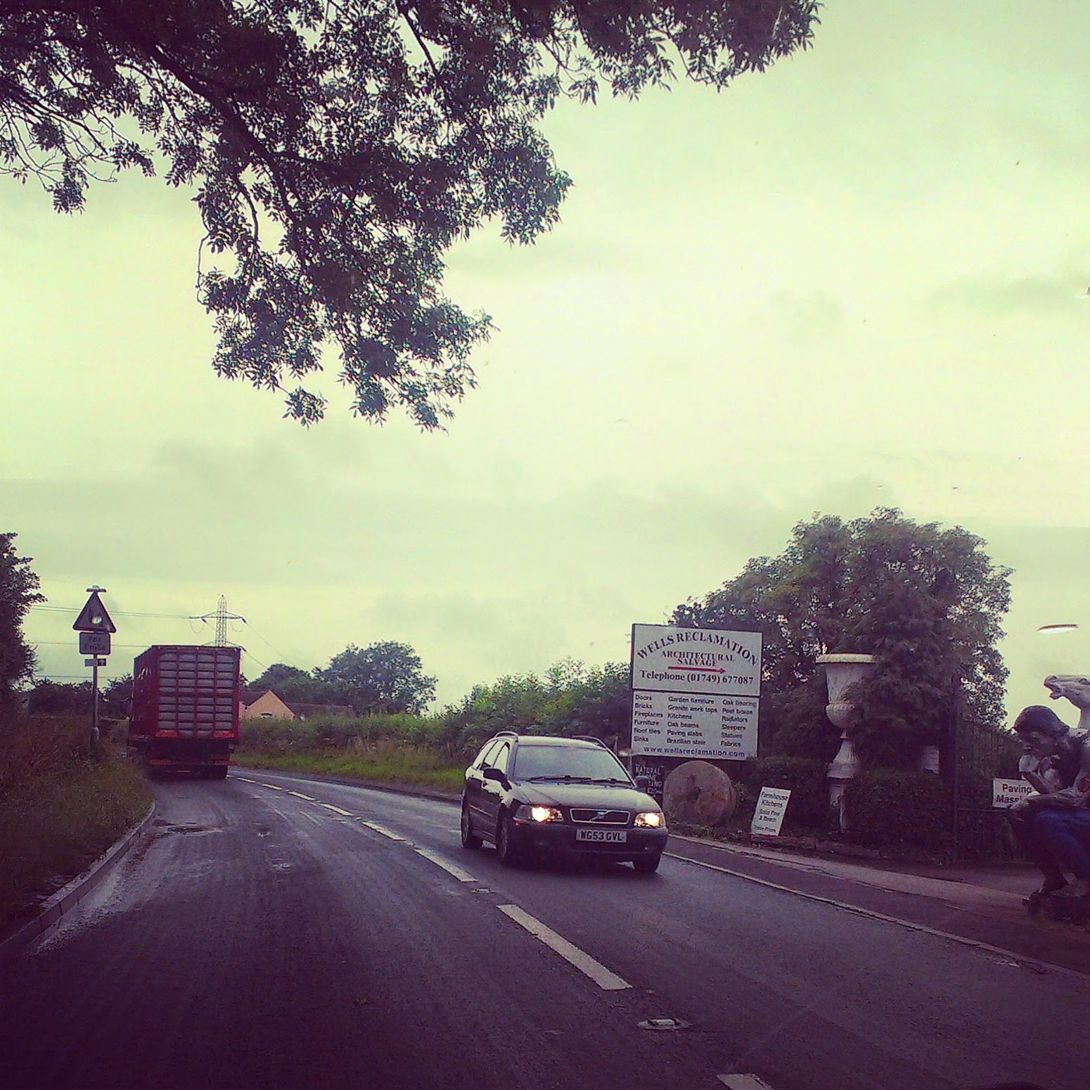 Driving through Somerset