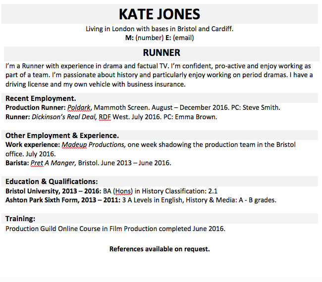 i have experience in working