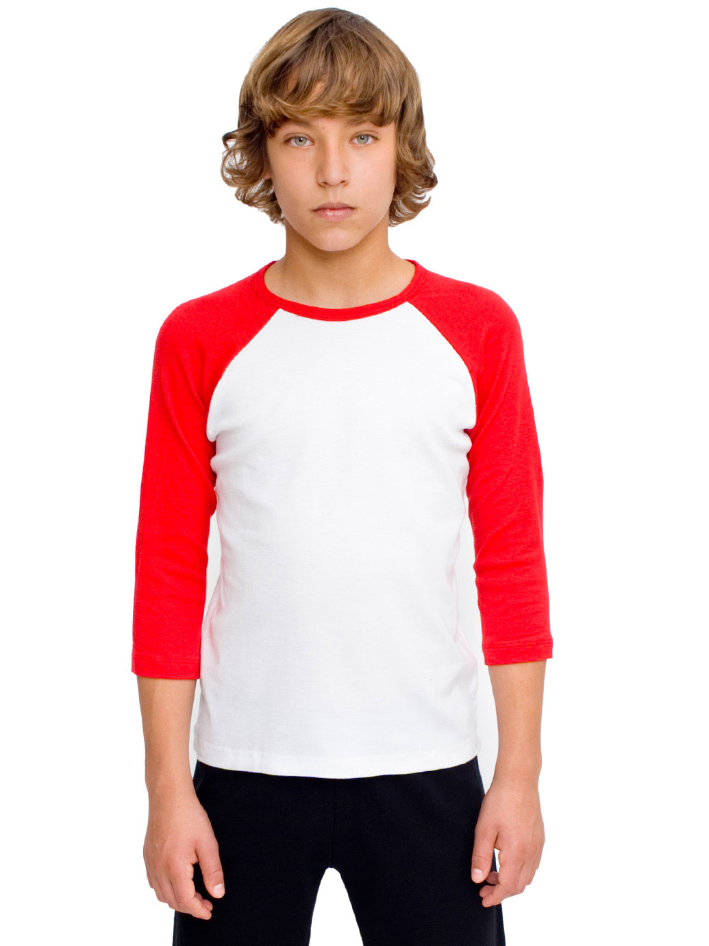 Kids Baseball TShirts Raglan Baby Boy Girl 3/4 Sleeve Jersey 2XSXL