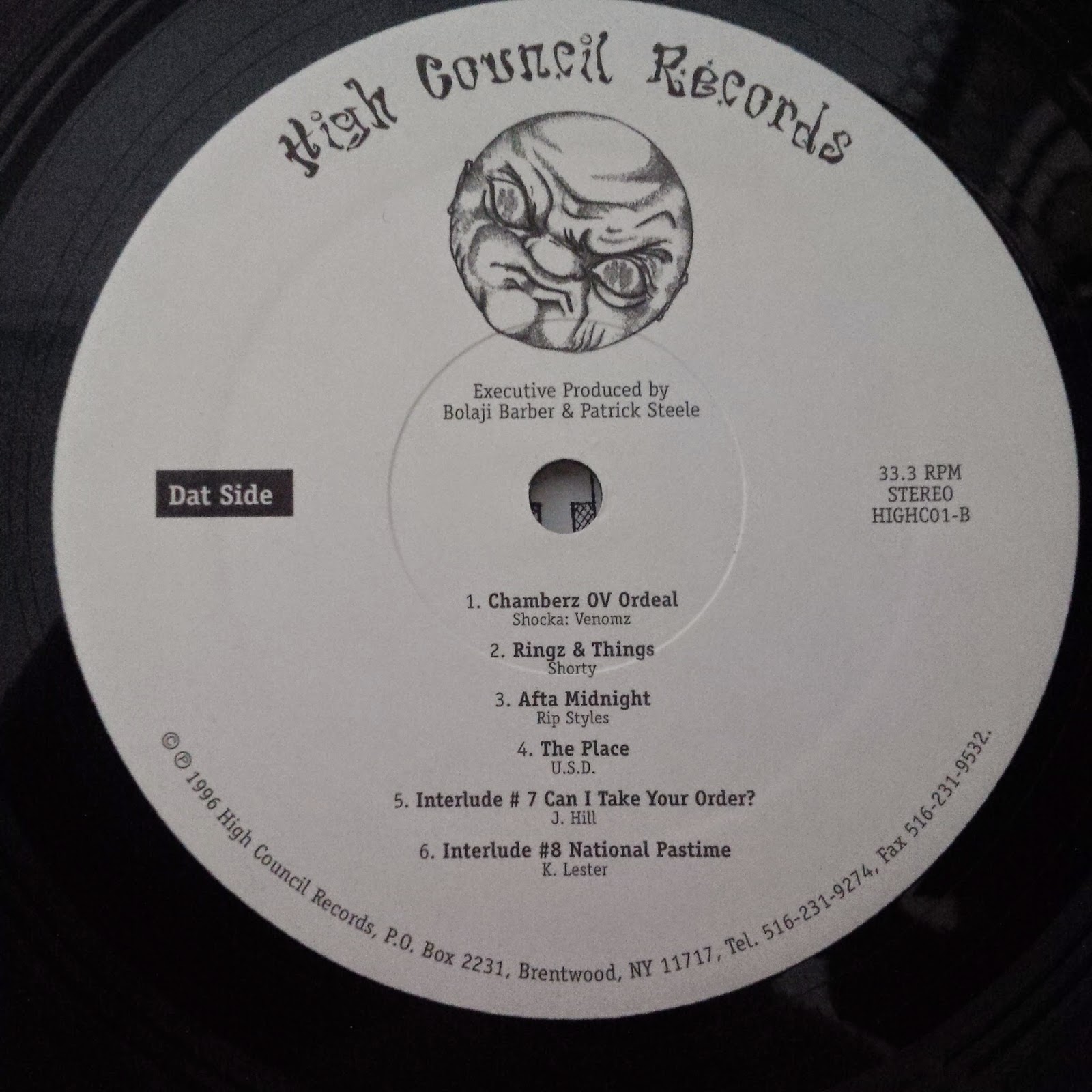 Vinyl 12 Hip Hop Rap High Council Unsigned All Stars 1996