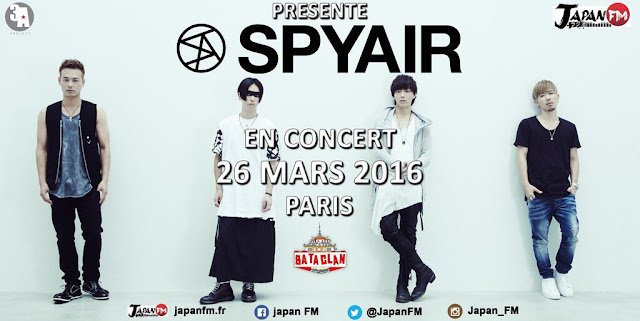 SPYAIR en concert à Paris