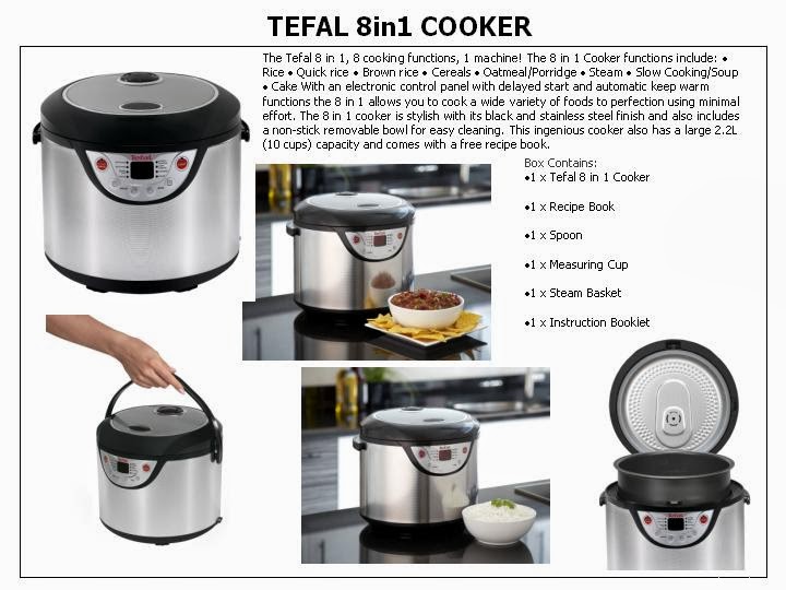 Tefal's Forever (Malaysia) Tefal 8in1 Cooker (Ready Stock)!!