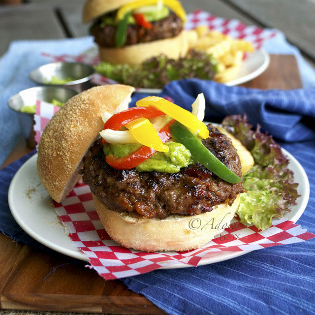 Adora's Box CHORIZO BURGERS