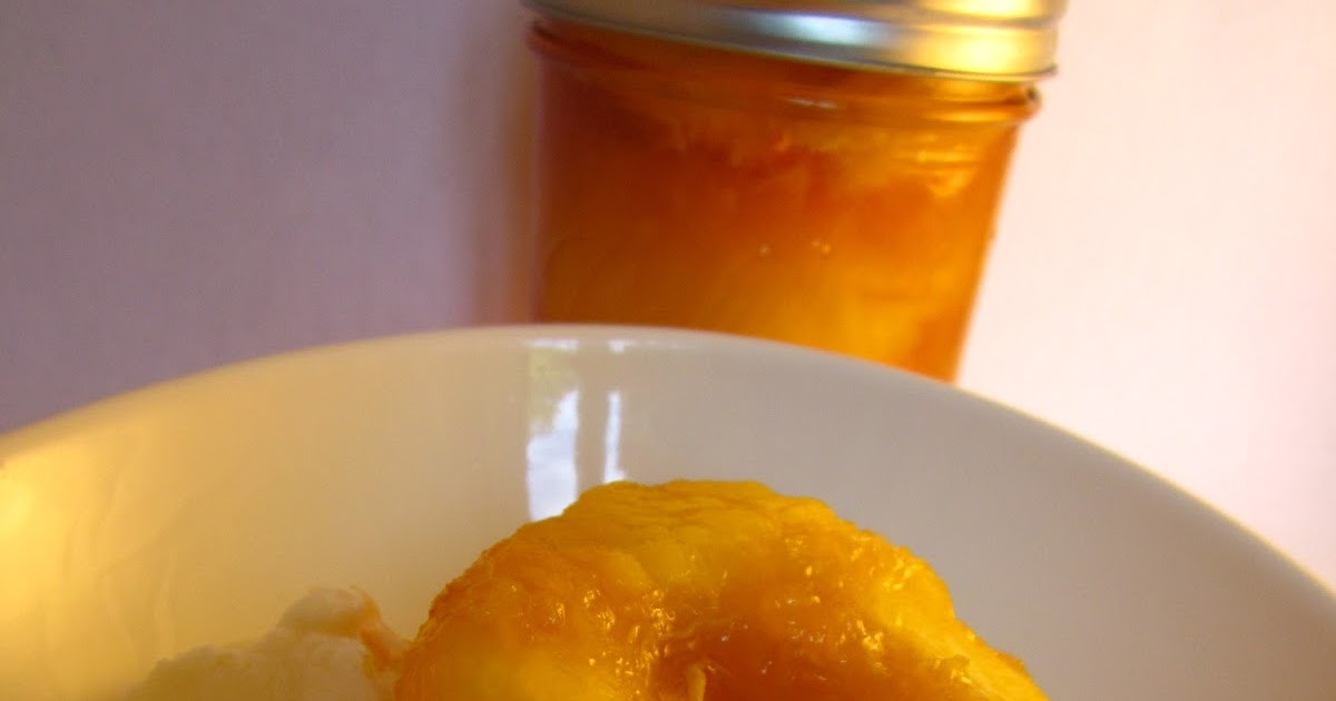 Sunday Snackday Ginger Brandied Peaches