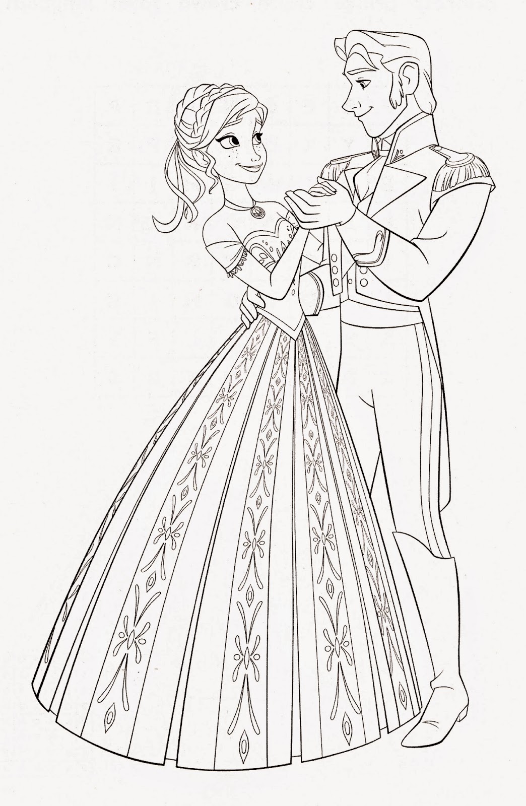 Get Planse De Colorat Cu Printesele Ana Si Elsa Background
