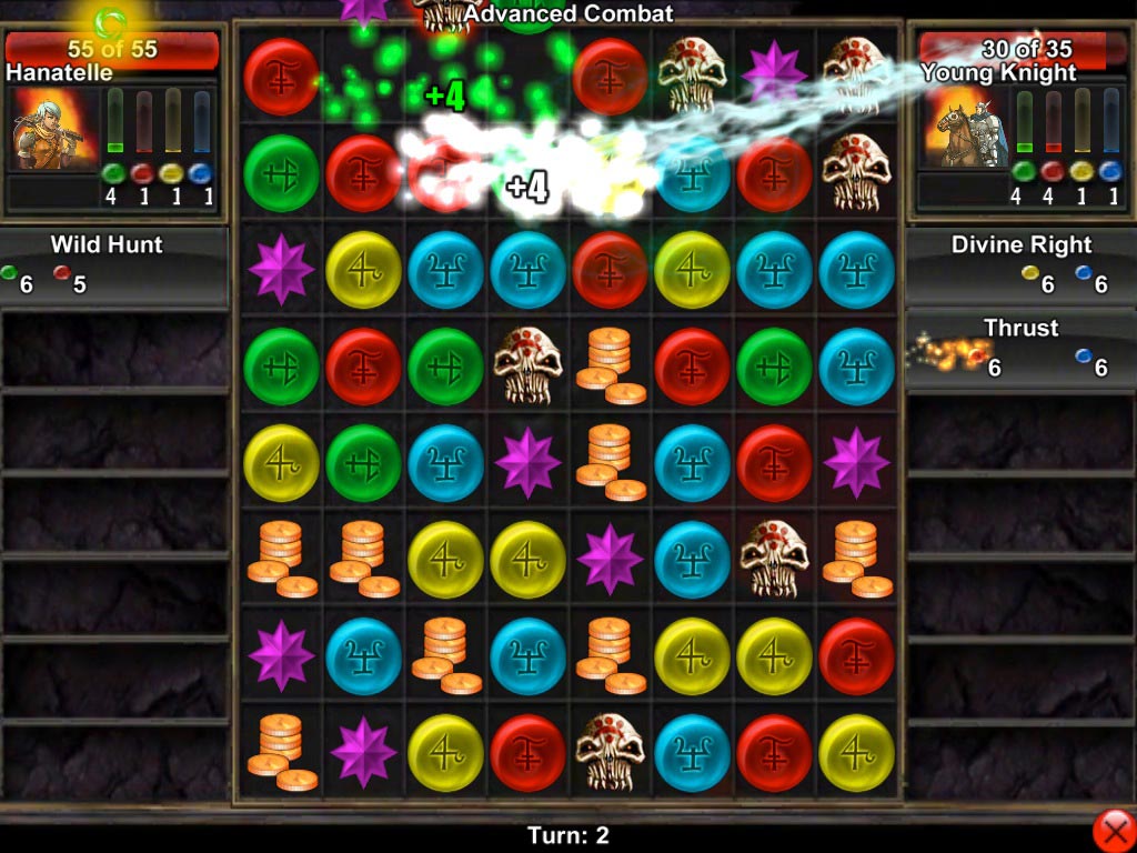 Puzzle Quest Challenge of the Warlords PSP Review Chalgyr's Game Room