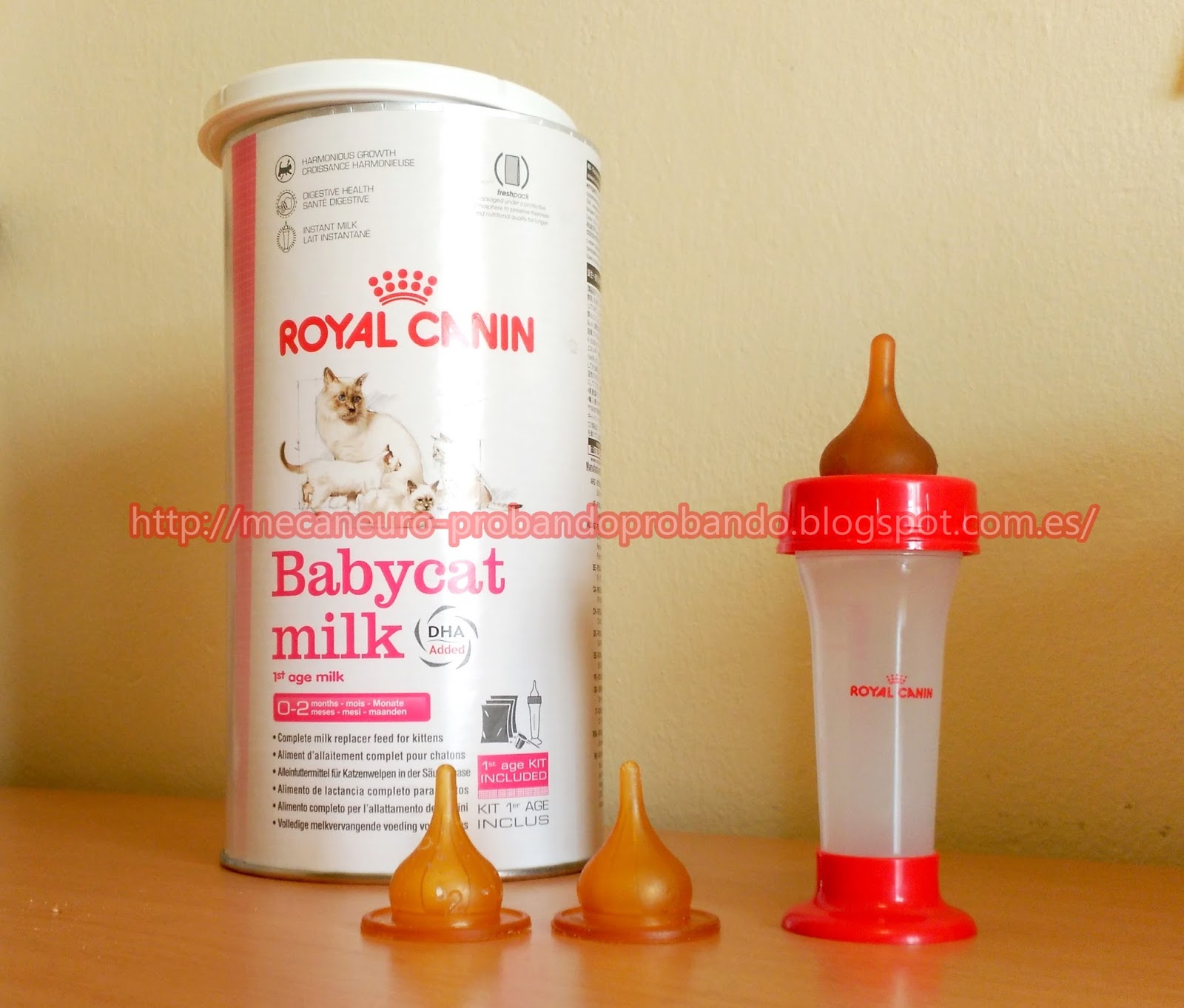 Probando, probando... ROYAL CANIN BABYCAT MILK El primer alimento de