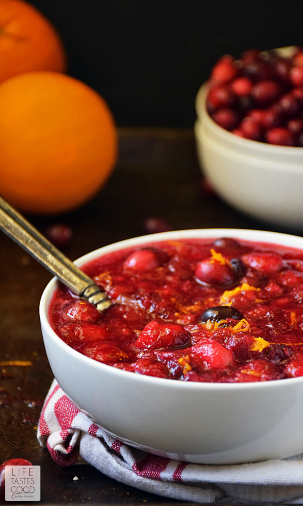 Easy Homemade Cranberry Sauce Life Tastes Good