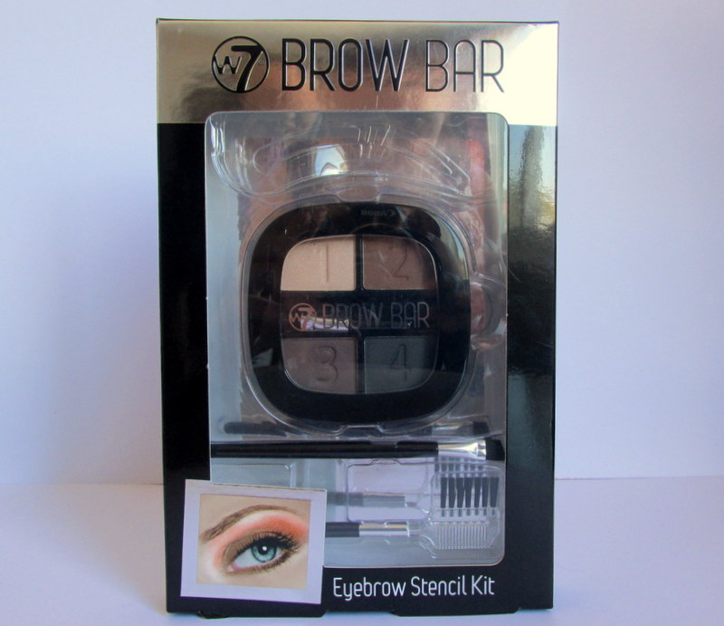 w7 brow bar eyebrow stencils review