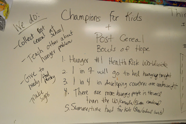 Lesson for Champions for Kids and Post Cereal #PostCFK