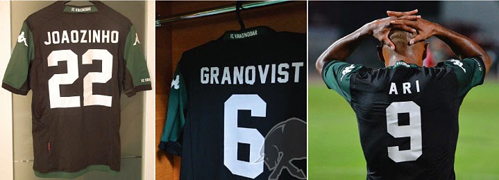 Football Teams Shirt And Kits Fan Font Fc Krasnodar 2014 15 Kits