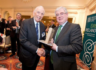In Atlanta on Friday, Irish Foreign Minister Eamon Gilmore (right) presented Don Keough, former president of Coca-Cola, with the Presidential Distinguished Service Award for the Irish Abroad. In Atlanta on Friday, Irish Foreign Minister Eamon Gilmore (right) presented Don Keough, former president of Coca-Cola, with the Presidential Distinguished Service Award for the Irish Abroad.