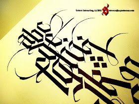 gothic calligraphy