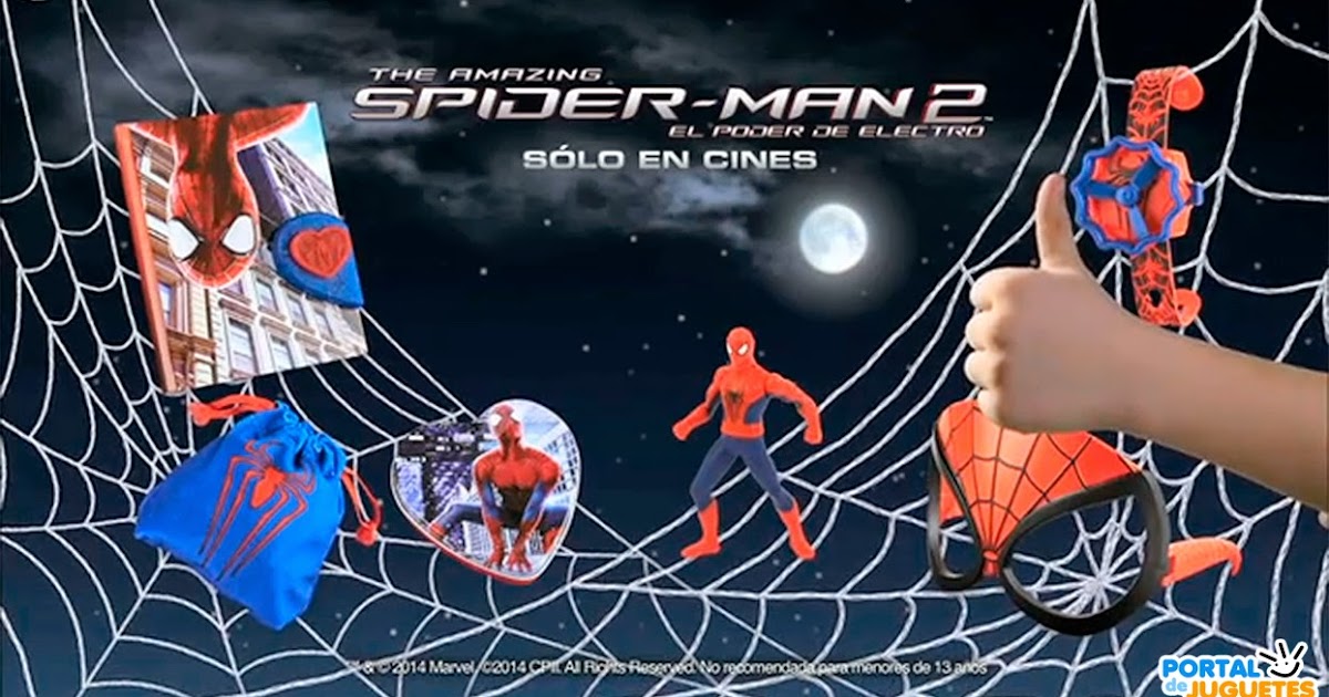 spiderman 2 juguetes