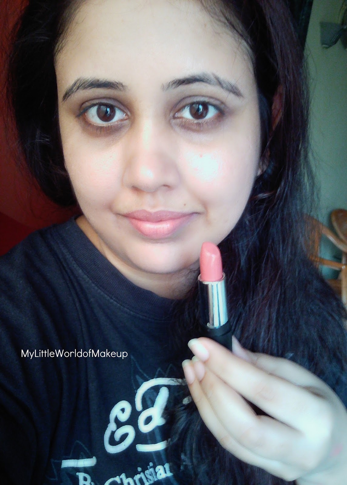 Seduction Las Vegas Lipstick in no. 16 Pink Peach Review & Swatches