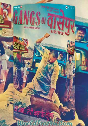 Poster Of Bollywood Movie Gangs of Wasseypur (2012) 300MB Compressed Small Size Pc Movie Free Download worldfree4u.com