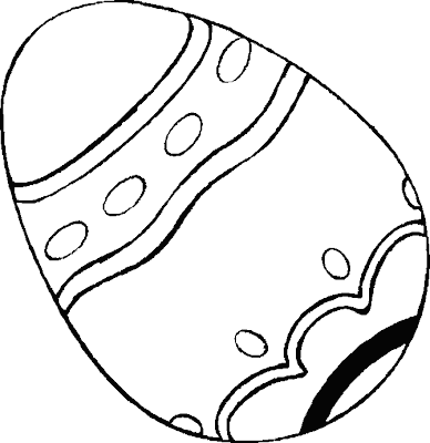 Easter  Coloring Pages on Big Easter Egg Coloring Pages