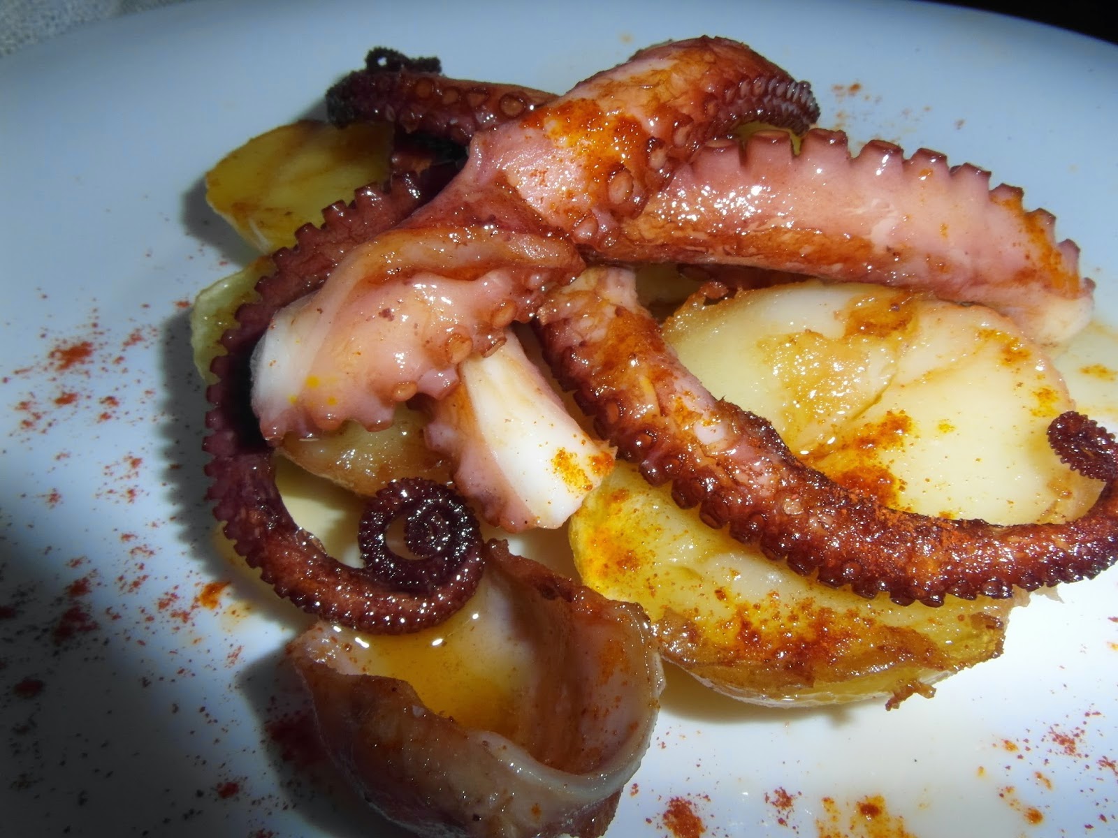 Pulpo Guisado Con Cachelos
