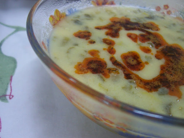Kök ıspanak çorbası