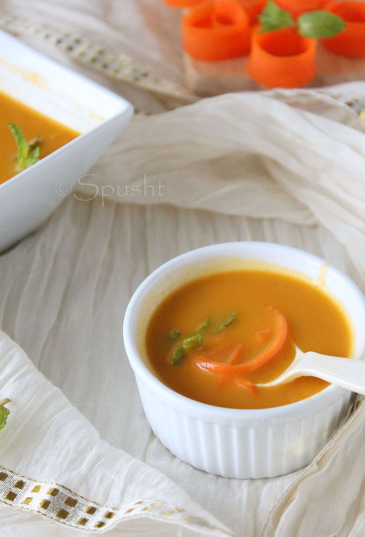Spusht Carrot and Mint Soup Recipe