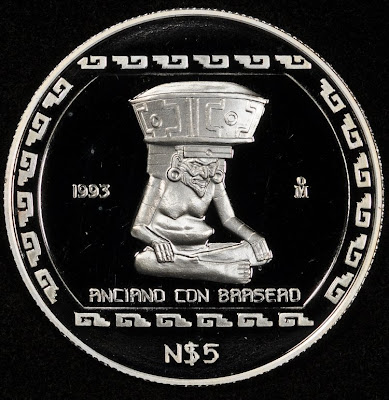 Mexican commemorative coin 5 Pesos