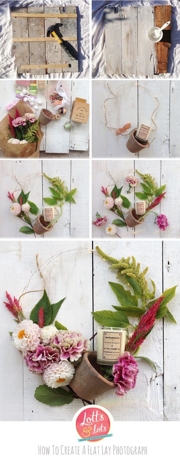 How to create a flat lay photograph Lotts and Lots Making the