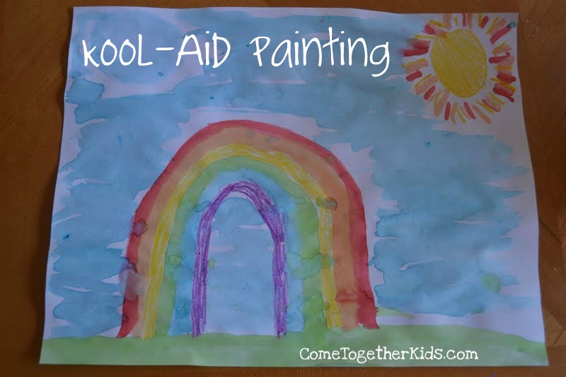 Come Together Kids Kool Aid Painting
