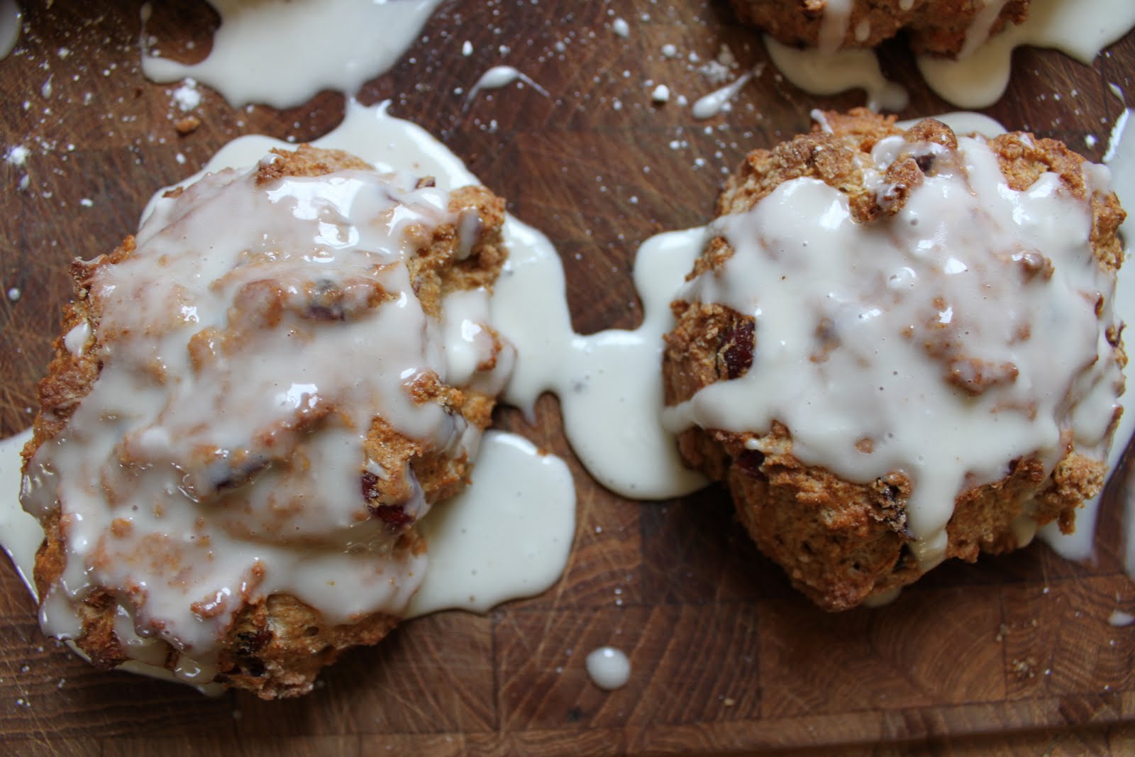 MODERNHAUS Don't just stand theremake something! Whole wheat cranberry scones with Greek yogurt