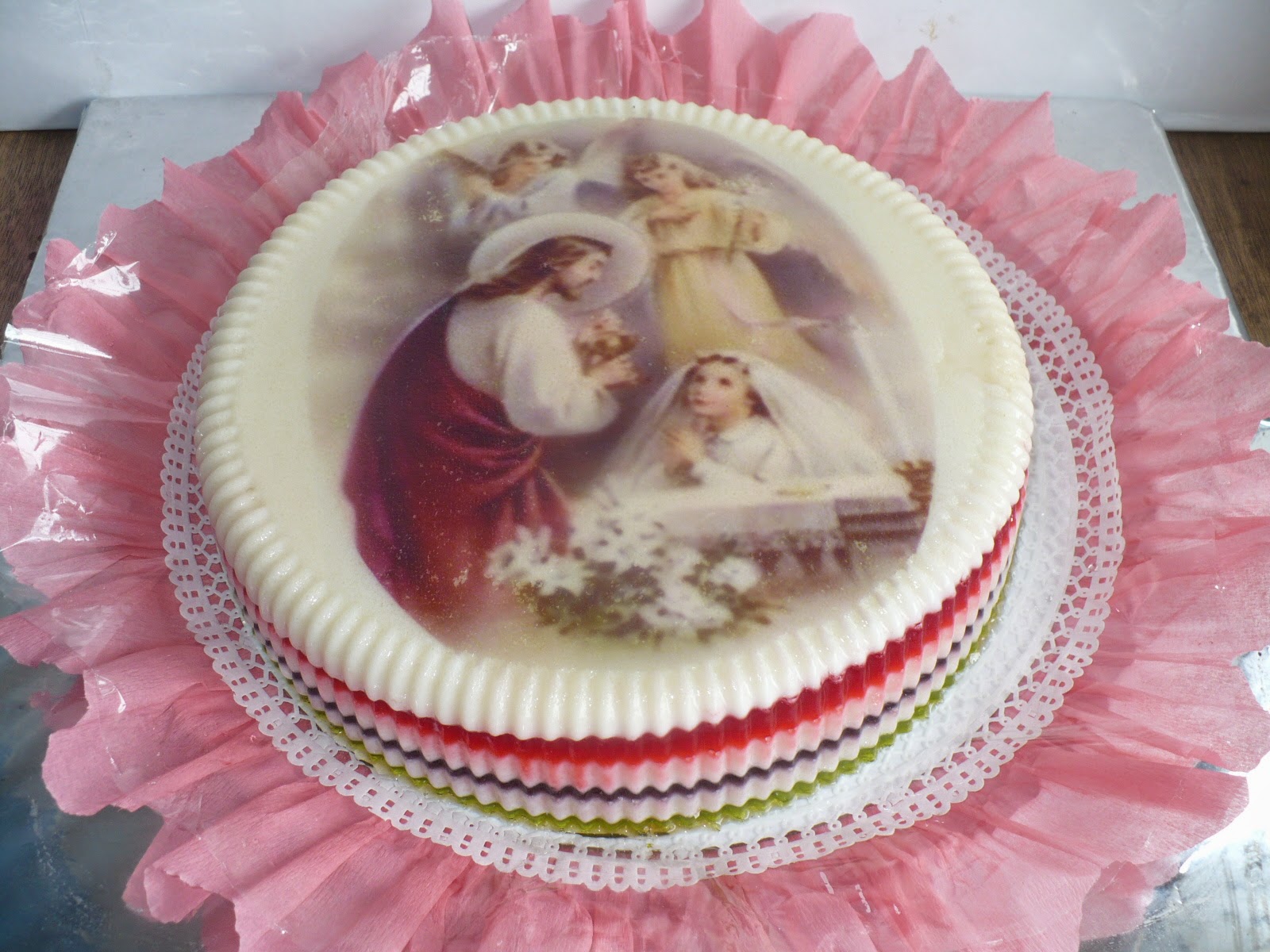 Sra. América Torta y Gelatina de Primera Comunión