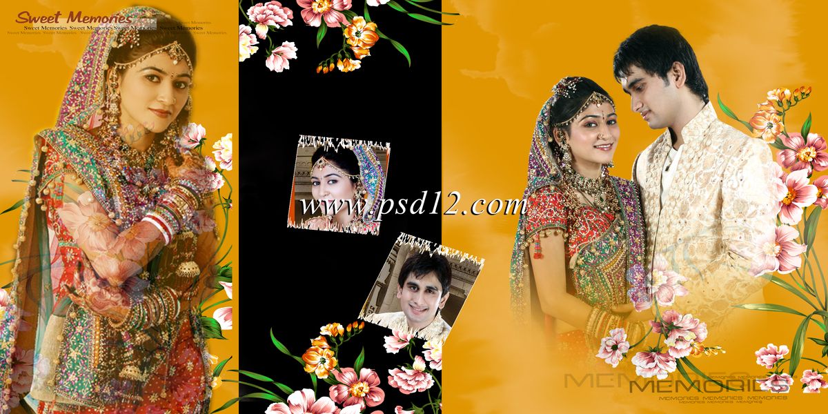 marriage photo album design templates