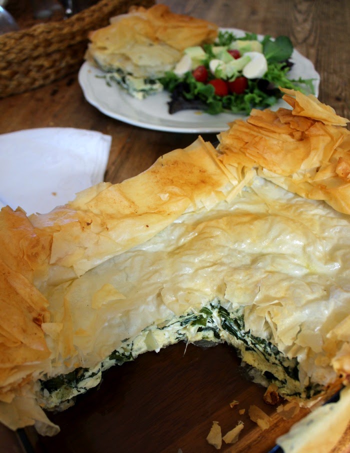 Easy Spinach Pie with Filo Pastry Desire Empire