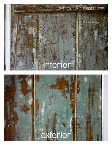 That's My Letter: DIY Stripped Farmhouse Door
