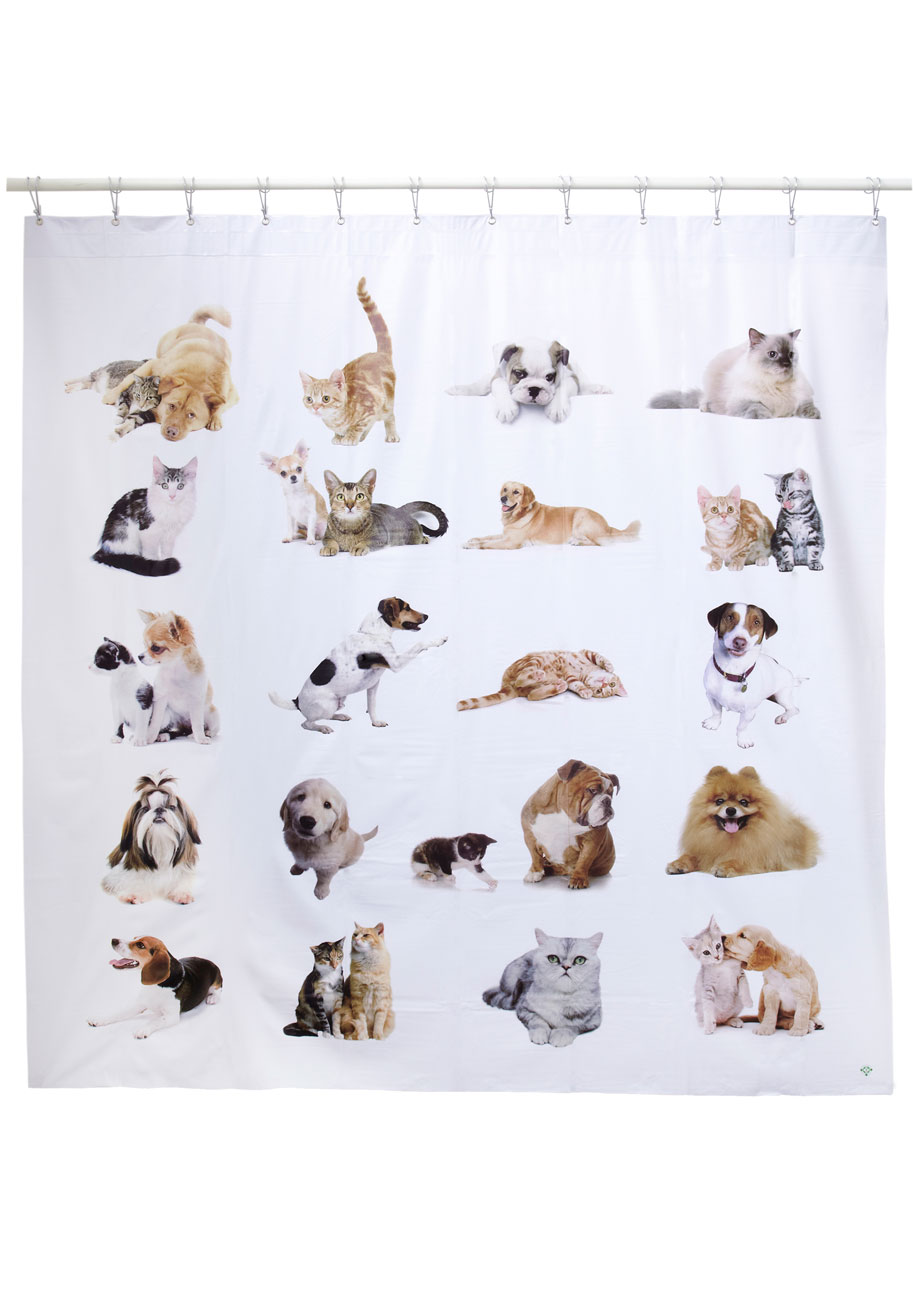 diseno de interiores casas cortina de bano retro