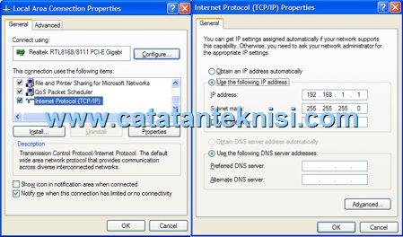 TCP-IP Properties Network Card