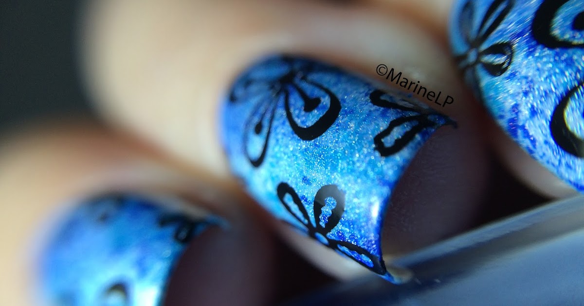 Saran wrap fleuri Marine Loves Polish and More...