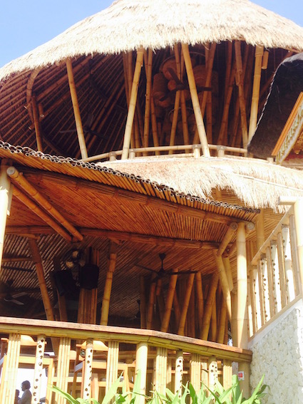 The Green school Building of bamboo