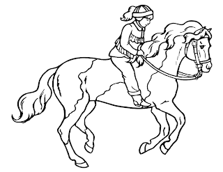 horse coloring pages, free coloring pages