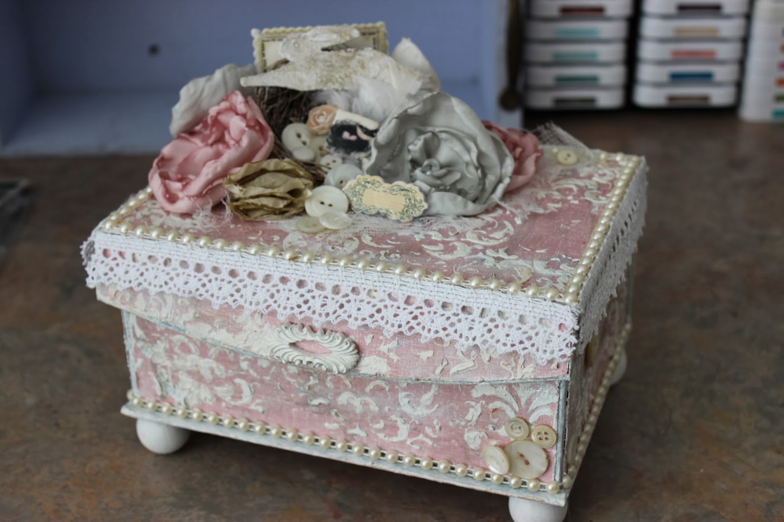 Artsy Addicts Baby Shower Keepsake Box