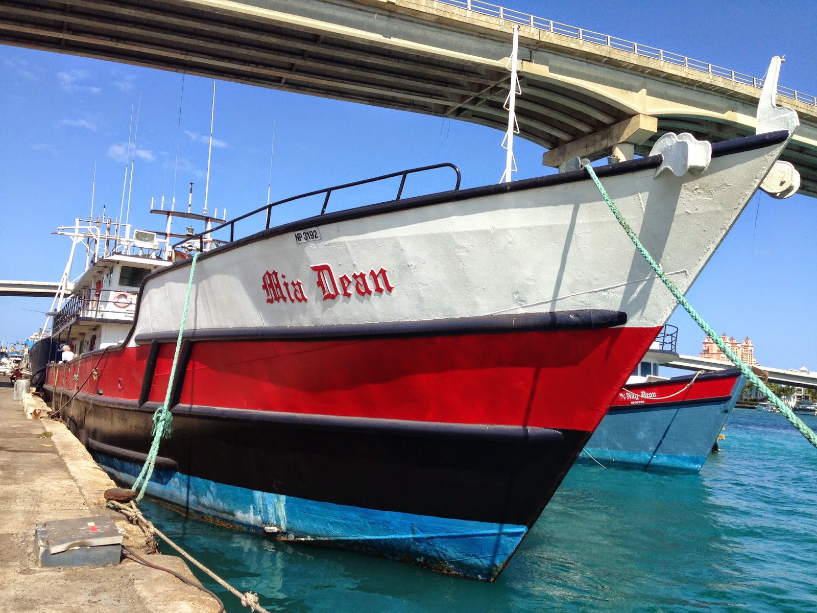 M/V Mia Dean serving Clarence Town Long Island Bahamas as mailboat