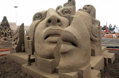 Increibles esculturas en arena