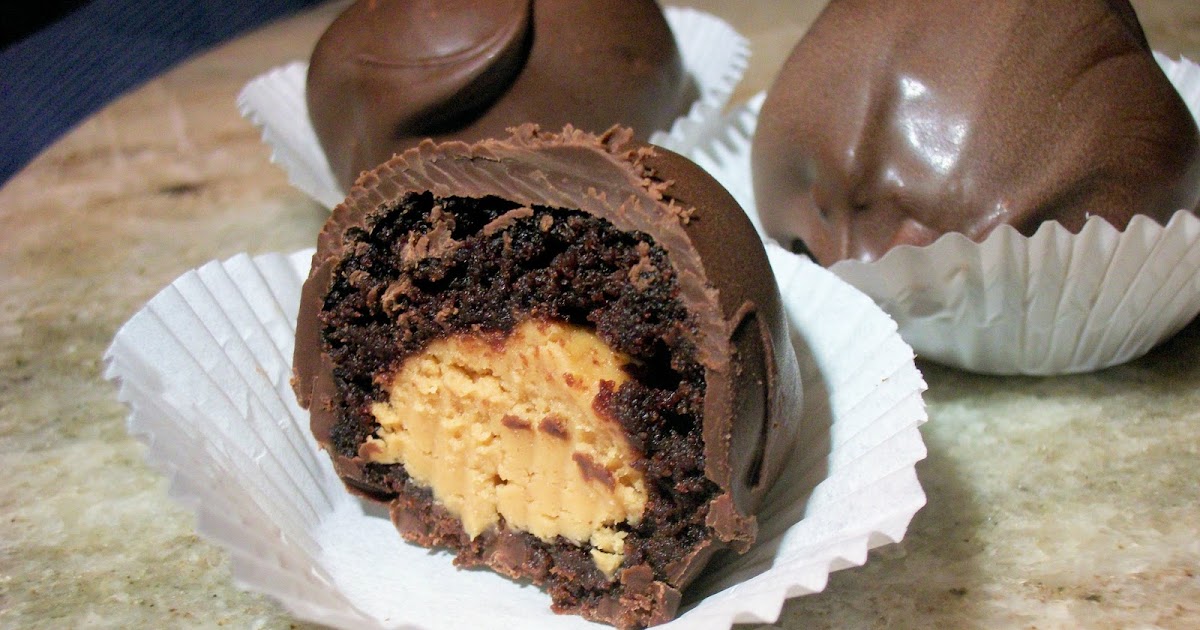 Love Bug Living Peanut Butter Stuffed Cake Balls