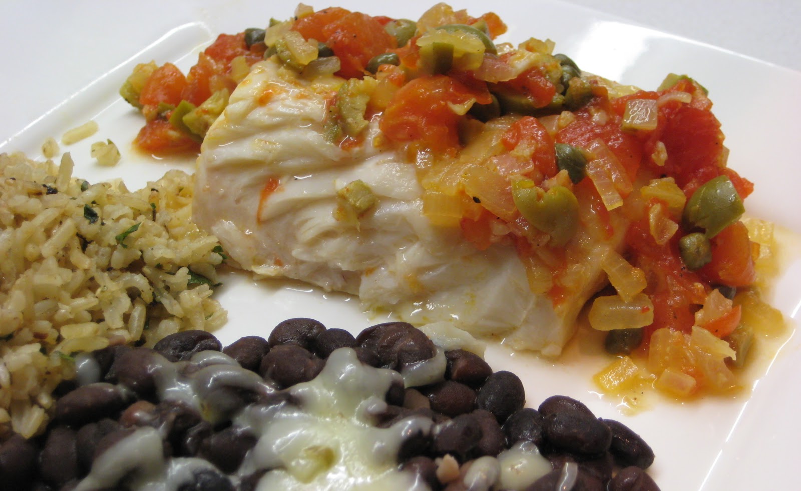 Lexi's Kitchen HALIBUT VERACRUZ