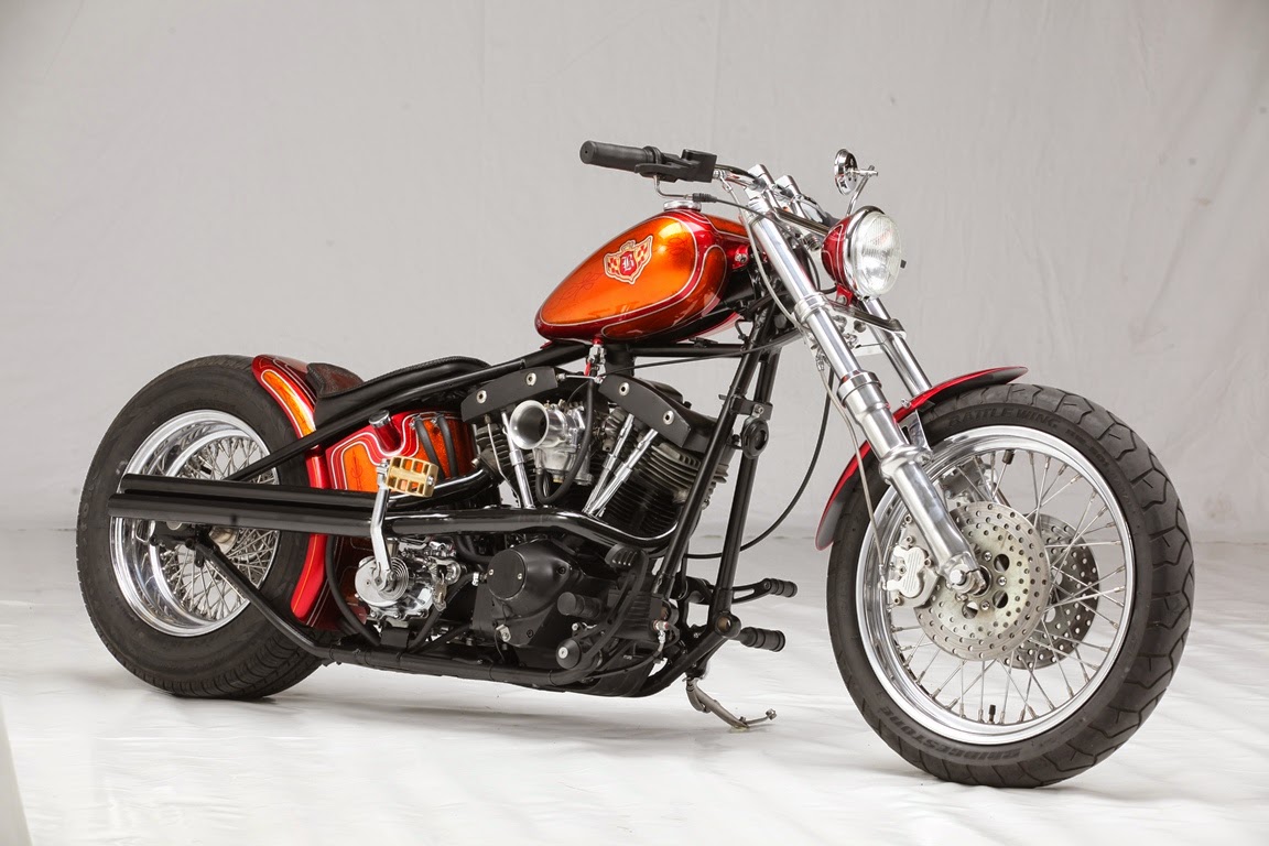 Hell Kustom Harley Davidson Shovelhead By Bobber FL Motorcycles