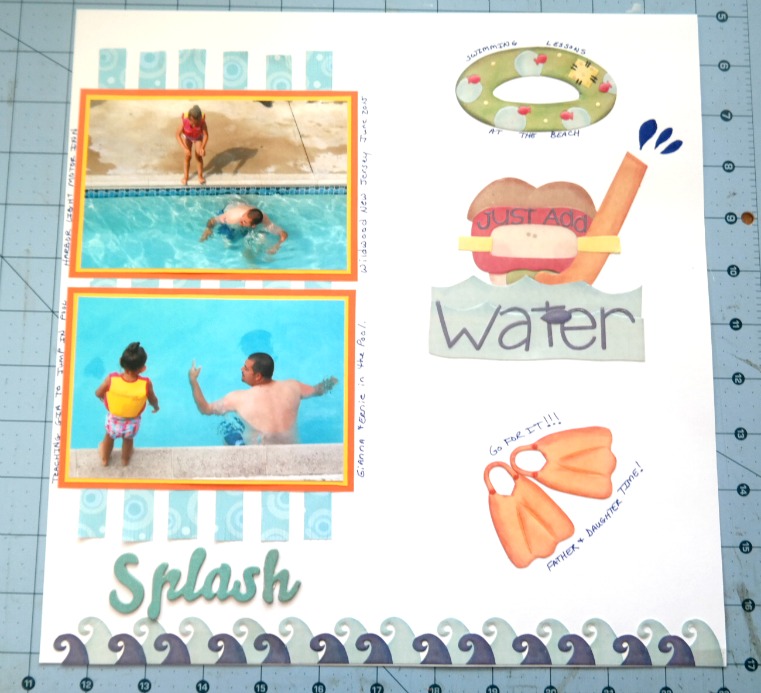 Passionate About Crafting Quick and Easy Swimming Pool Scrapbook