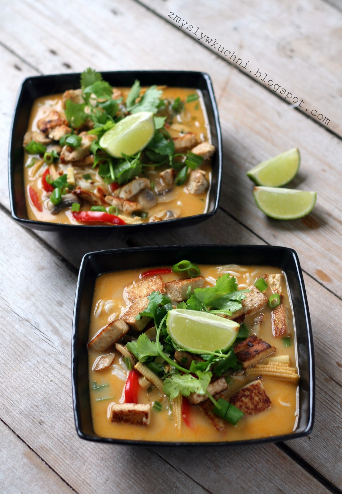 Senses in the kitchen Asian style vegetable & coconut soup (with