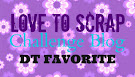 Top 5 Love to scrap challenge nº109